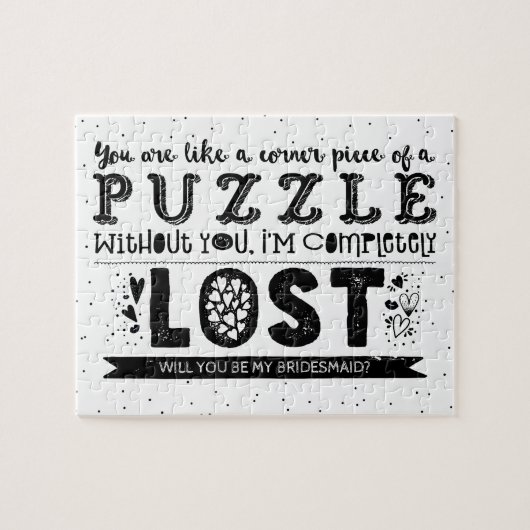 あなたはパズル作品おもしろい- Bridesmaid提案 ジグソーパズル (横)