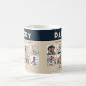あなたはパパは単に最高の写真コラージュ コーヒーマグカップ (中央)