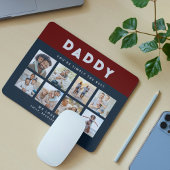 あなたはパパは単に最高の写真コラージュ マウスパッド