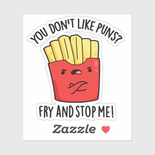 あなたはパンフライと私の食べストップ物パンが好きではない シール (シート)