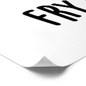 あなたはパンフライと私の食べストップ物パンが好きではない ポスター (角)