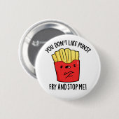 あなたはパンフライと私の食べストップ物パンが好きではない 缶バッジ (正面&裏面)