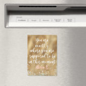 あなたはパーソナライズされたあるべき正確な場所 マグネット (インサイチュ (食洗機))