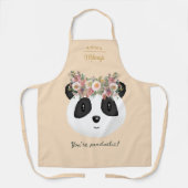 あなたはパーソナライズされたパンドストラスティックプーンレディース エプロン (正面)
