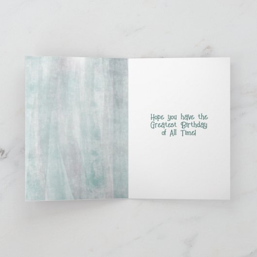 あなたはパーソナライズされたヤギ誕生日 カード (内部)