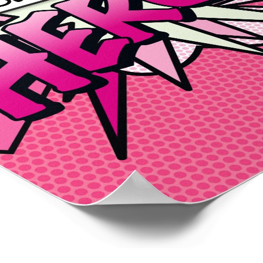 あなたはパーソナライズされた私のヒーロー漫画ブックアポップ・アートのート ポスター (角)