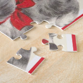 あなたはパーフェクトヴィンテージバレンタインデー子猫 ジグソーパズル (側面)