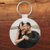 あなたはピザ私のバレンタインデーのユーモア写真 キーホルダー (裏面)