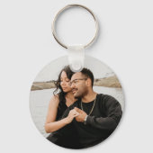 あなたはピザ私のバレンタインデーのユーモア写真 キーホルダー (裏面)