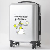 あなたはピックボールには決して古い シール (スーツケース)