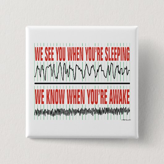 あなたはピンを眠る時に会う 缶バッジ (正面)