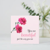 あなたはピンクの花のように美しい カード (スタンド正面)