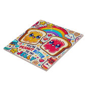 あなたはピーナッツバターを私のゼリー タイル (側面)