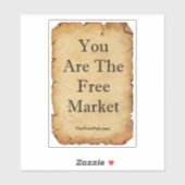 あなたはフリーマーケットシールである シール (シート)