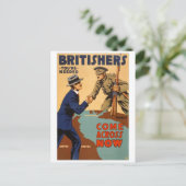 あなたはブライザーはヴィンテージポスターを必要とした ポストカード (スタンド正面)