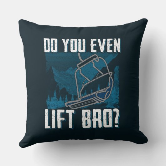 あなたはブルスキーノベルティGagも持ち上げる クッション (裏面)