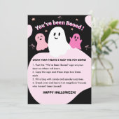 「あなたはブーされた」 ハロウィンの隣人ゲームカード 招待状 (スタンド正面)