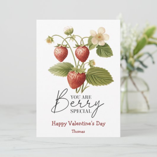 あなたはベリーおもしろいスペシャルバレンタインデー シーズンカード (スタンド正面)