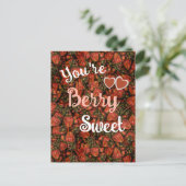 あなたはベリースウィート – ストロベリーポストカード ポストカード (スタンド正面)