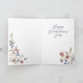 あなたはベリー甘い水の色のベリーバレンタイン シーズンカード (内部)