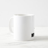 あなたはベータで私の忍耐をテスト。 コーヒーマグカップ (正面左)