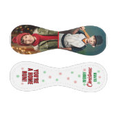 あなたはホーム走メリークリスマス名2枚の写真 野球ボール (パネル)