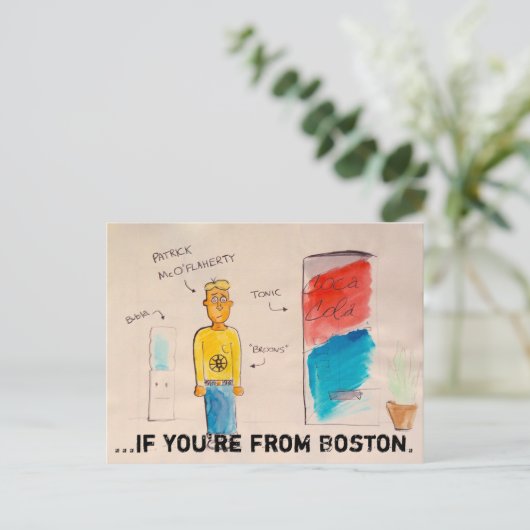 あなたはボもしストンのはがきから ポストカード (スタンド正面)