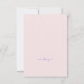 「あなたはポーソレ」サンキューカード サンキューカード (裏面)