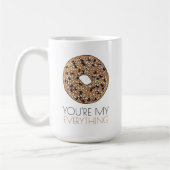 あなたはマイオールバゲルブレックファーストフードラブ コーヒーマグカップ (左)
