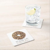 あなたはマイオールバゲルブレックファーストフードラブ スクエアペーパーコースター (インサイチュ)