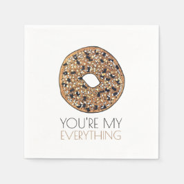 あなたはマイオールバゲルブレックファーストフードラブ スタンダードカクテルナプキン