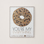 あなたはマイオールベーグルグルメ結婚式の引き出物 ジグソーパズル (縦)