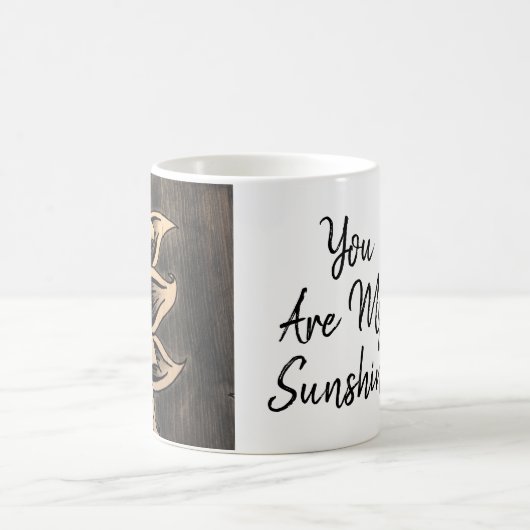 あなたはマイサンシャイングレーヒュンフラワーマグ コーヒーマグカップ (中央)