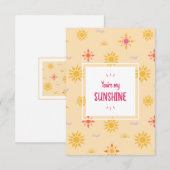 あなたはマイサンシャインフラットサンキューカード サンキューカード (正面/裏面)