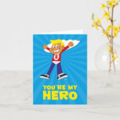 あなたはマイヒーローのカード カード (黄色い花)