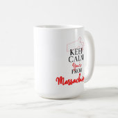 あなたはマサチ保ューセッツ州から落ち着く コーヒーマグカップ (正面右)