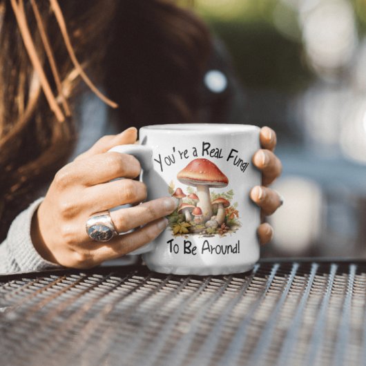 あなたはマ実在グになるのまわりに菌 マグカップ