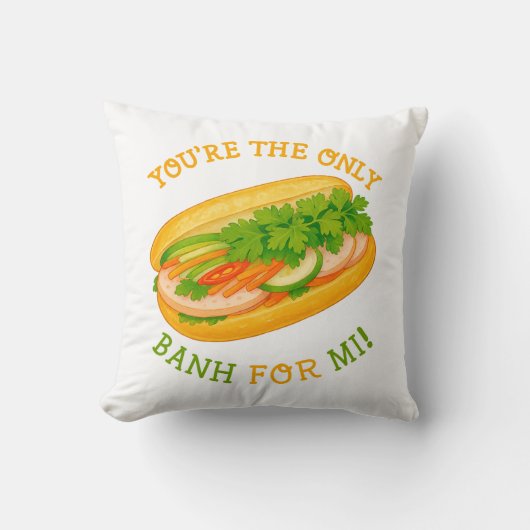 あなたはミにとって唯一のバン! クッション (正面)