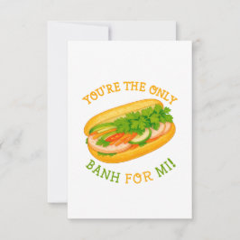 あなたはミにとって唯一のバン！ サンキューカード