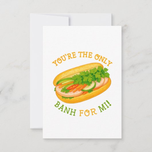 あなたはミにとって唯一のバン！ サンキューカード (正面)