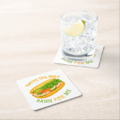 あなたはミにとって唯一のバン！ スクエアペーパーコースター (インサイチュ)