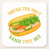 あなたはミにとって唯一のバン！ スクエアペーパーコースター (正面)