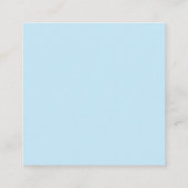 あなたはミエリンにひとつ - 神経科学 スクエア名刺 (裏面)