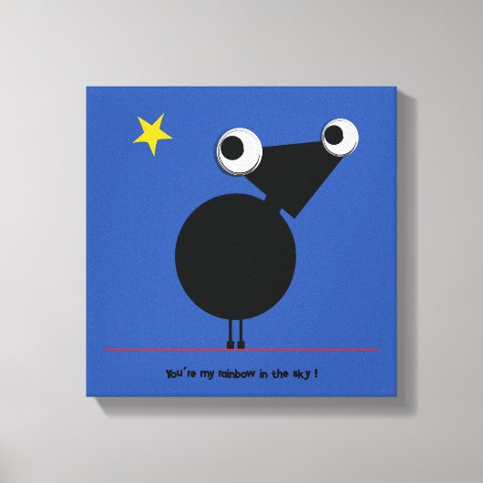 あなたはミケーレ・モーセによる私の虹 キャンバスプリント (正面)