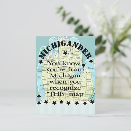 あなたはミシガンから来た ポストカード (スタンド正面)