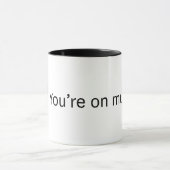 あなたはミュートになります。コンボマグ マグカップ (中央)