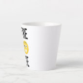 あなたはミュート カフェラテマグ (正面)