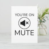 あなたはミュート サンキューカード (スタンド正面)