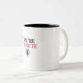 あなたはミュート ツートーンマグカップ (正面右)