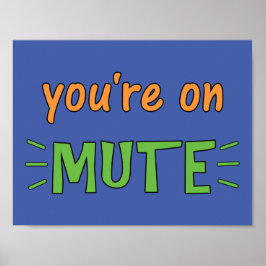 あなたはミュート ポスター